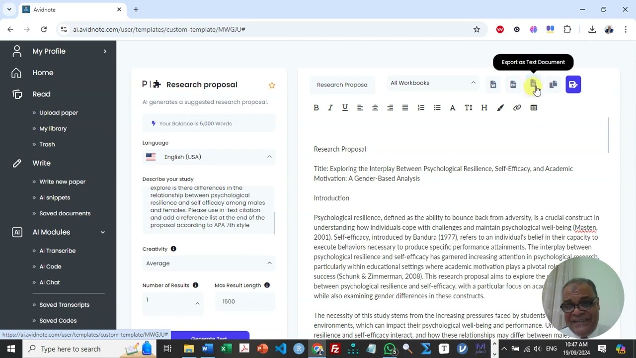 كنز للباحثين كتابة خطة البحث Research Proposal بطريقة احترافية باستخدام الذكاء الاصطناعي