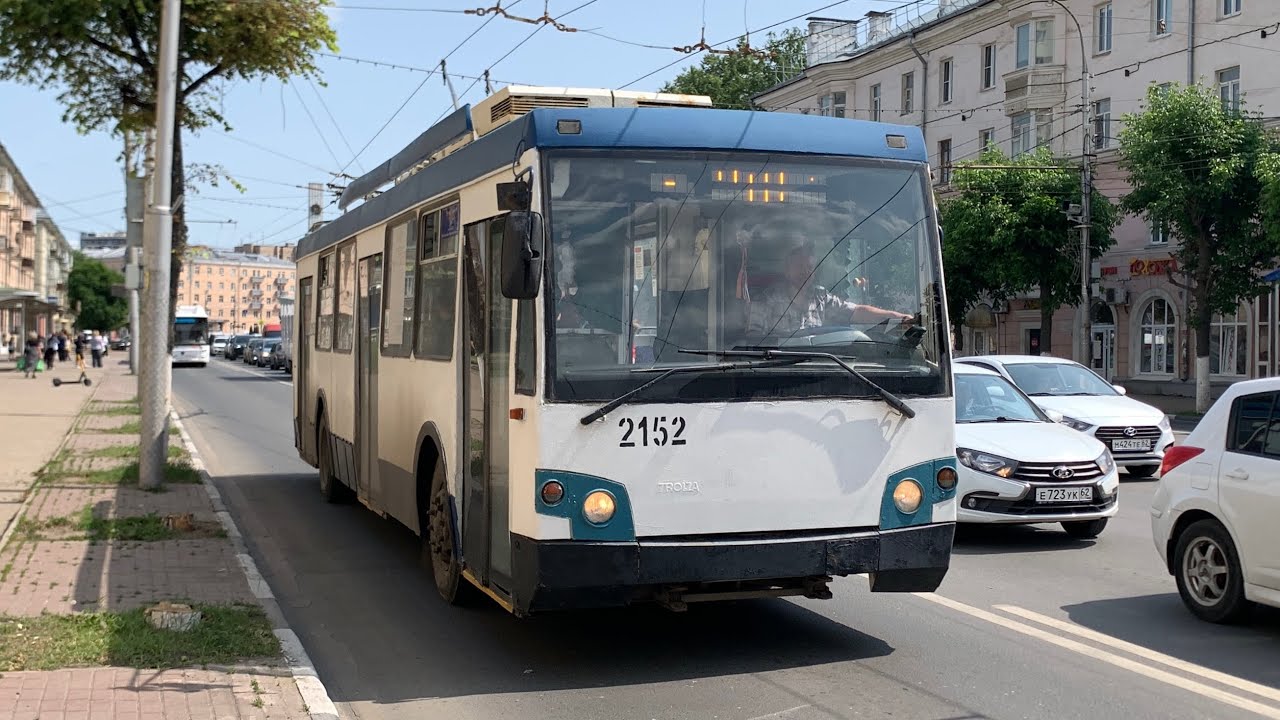 Троллейбус ЗиУ-682Г-016.04 «Слобода» №2152 маршрутом №9 