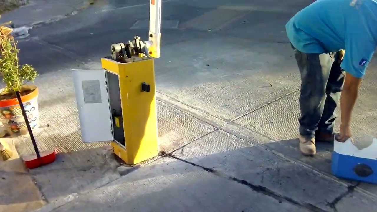 Realización de loop para el cierre automático de una barrera vehicular mediante sensor de masa