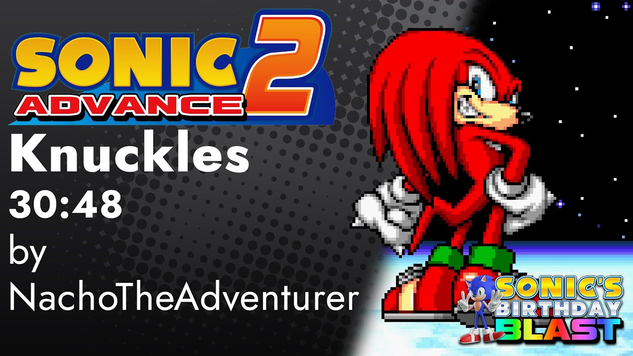 Sonic Advance 2 - Knuckles by @NachoAdventurer | Sonic's Birthday Blast '23
