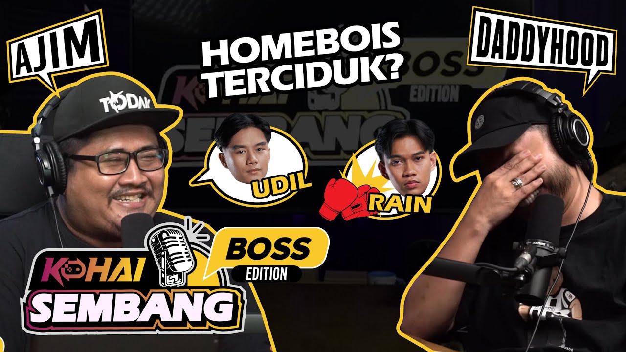 HOMEBOIS TERCIDUK? DRAMA DENGAN COACH RAIN? | Kohai Sembang BOSS Edition Ep 01 : Daddyhood