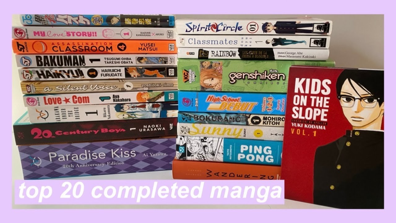 my top 20 completed manga