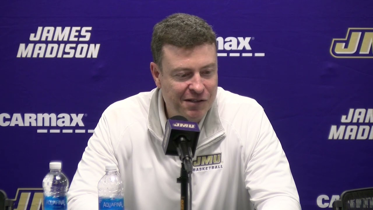 2023-24 JMU Men's Basketball - Mark Byington Press Conference vs. Georgia Southern