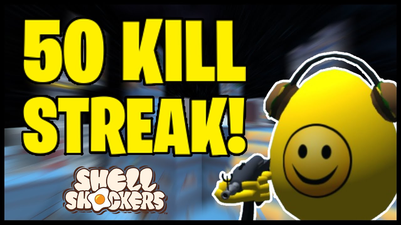 50 Kill Streak! Smooth 144 FPS Gameplay | Shell Shockers