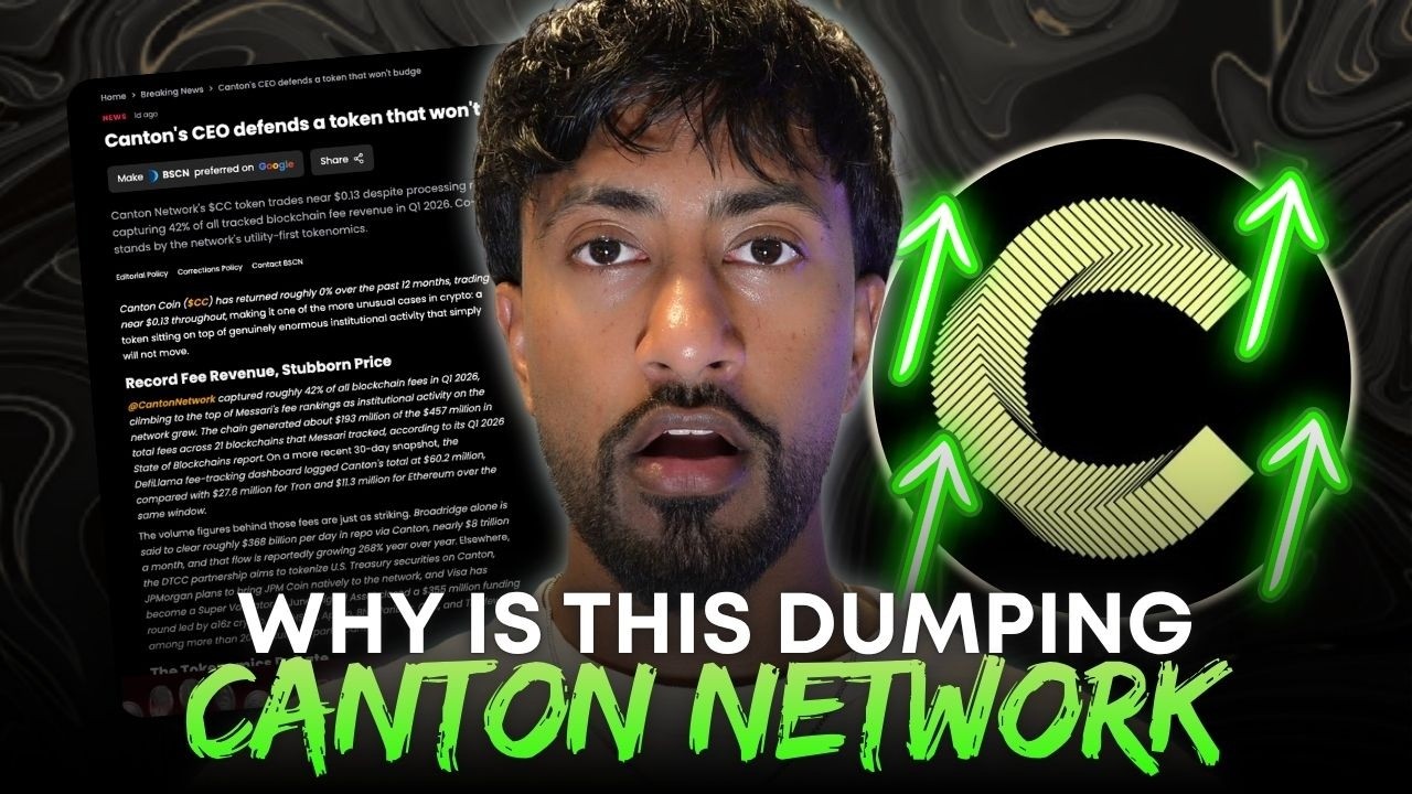 Why Is Canton Network and $CC Token Dumping? (Holders Must Watch)