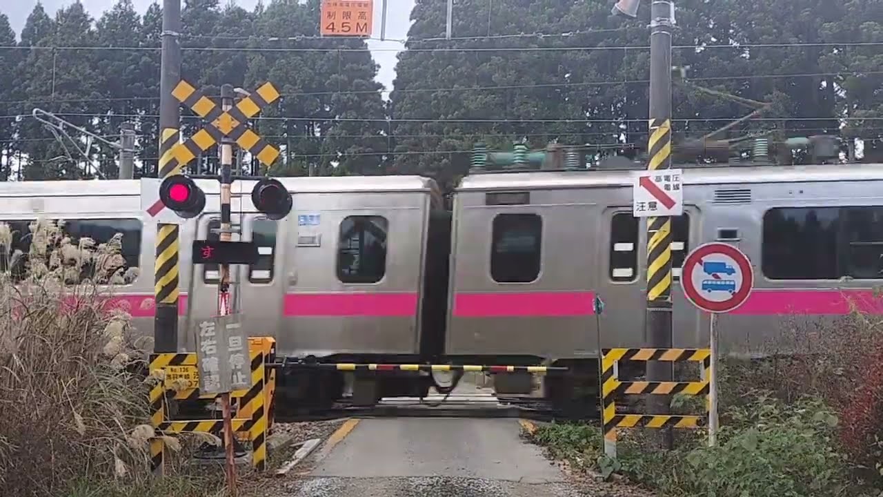 奥羽本線踏切68　浅石踏切　Railroad Crossing in Japan　#鉄道 #踏切 #train