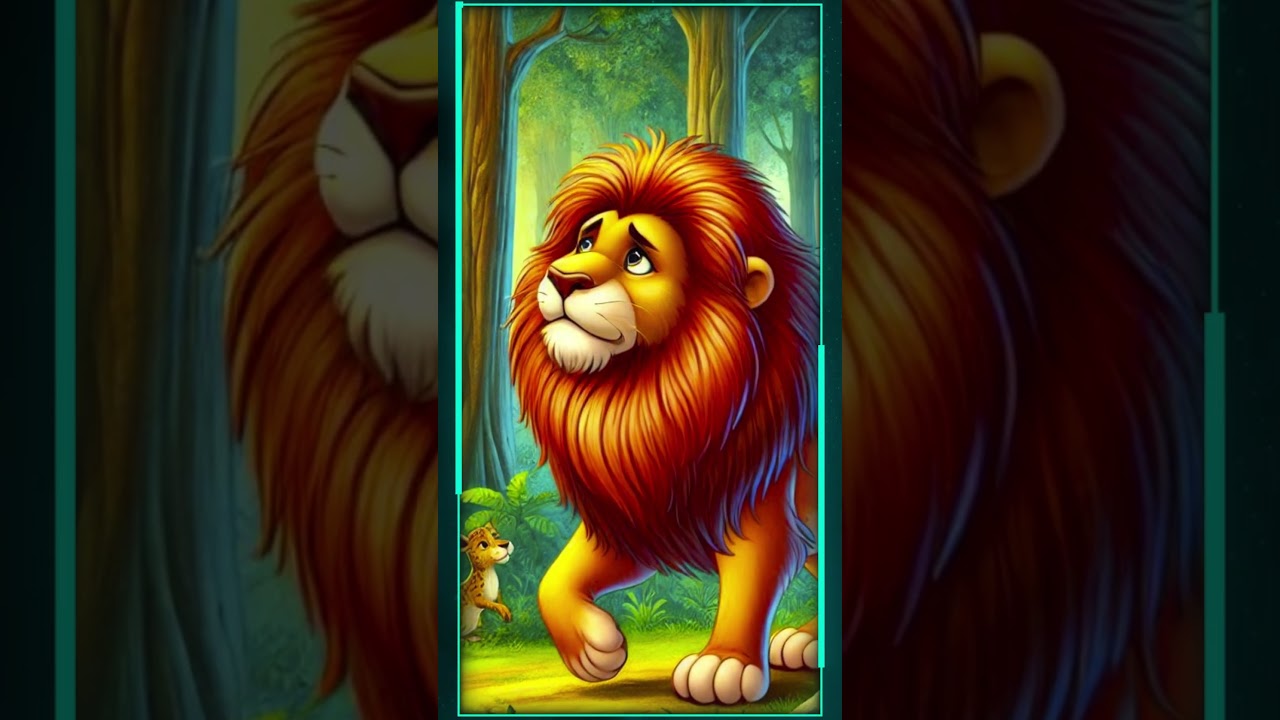 Part 1 Speaking Cave # Clever Fox #hungry  Lion#motivation  #animation #badtimestory#moralstories