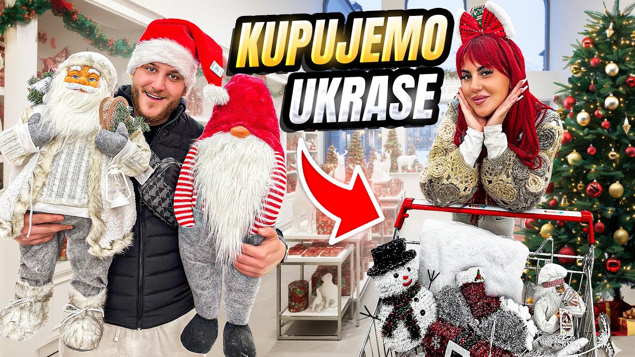 KUPUJEMO NOVOGODISNJE UKRASE ZA STAN!