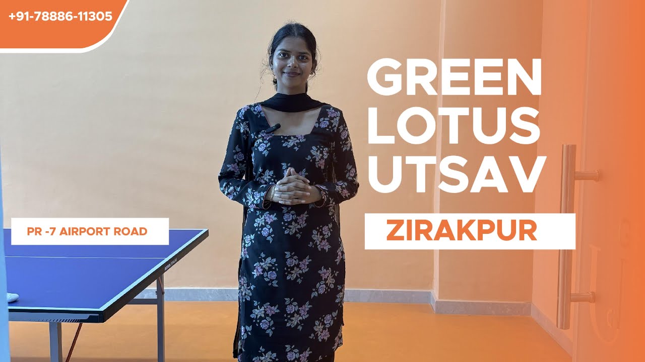 GREEN LOTUS UTSAV || ZIRAKPUR PR-7 || 5BHK + SERVANT ROOM || ULTRA-LUXURY FLAT || BOOK NOW ||