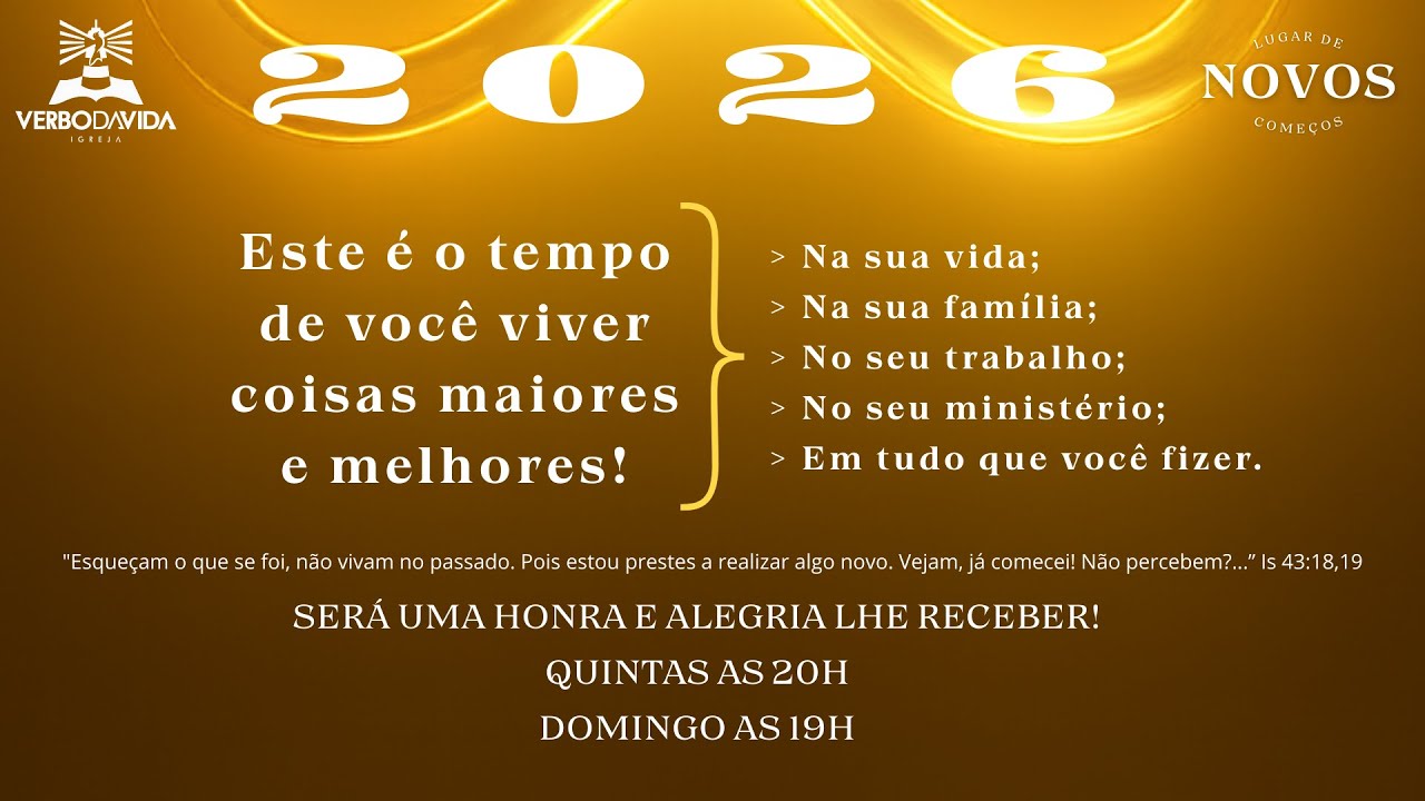 Culto de Celebração 22/02/26