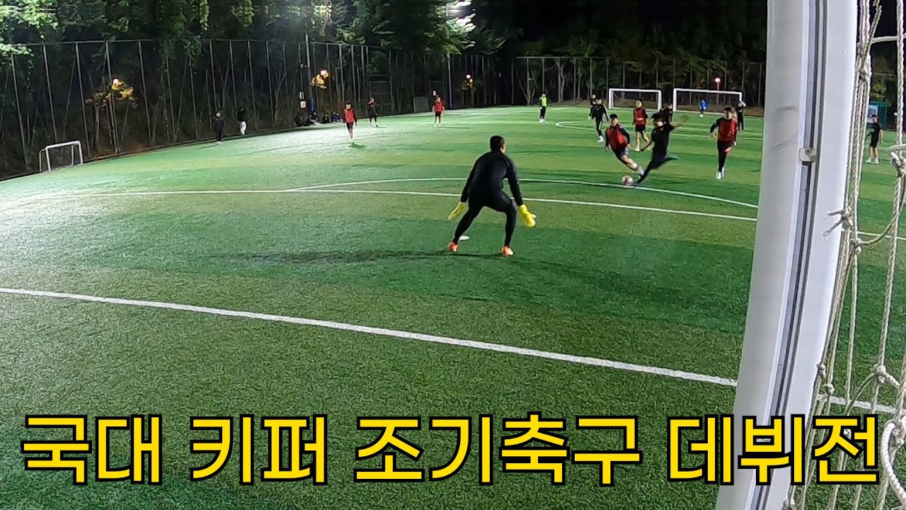 국가대표 골키퍼는 조기축구 무실점을 할 수 있을까?