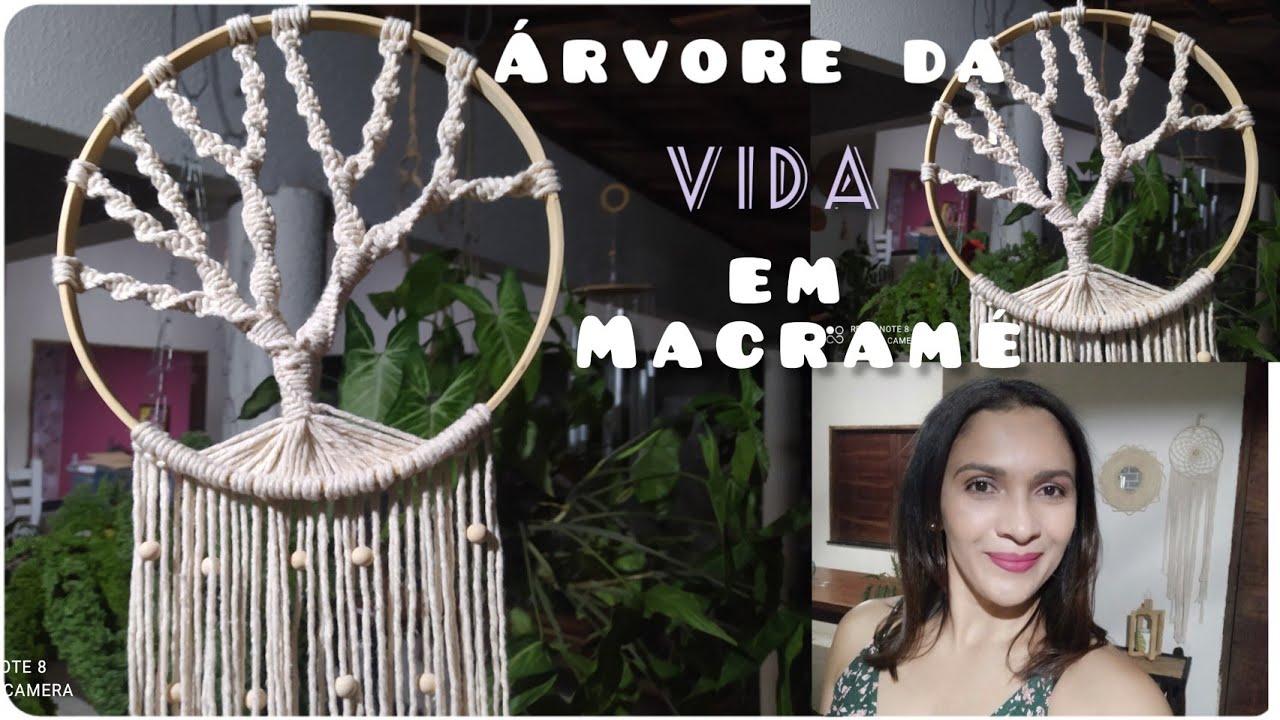 ÁRVORE DA VIDA EM MACRAMÉ - PARA INICIANTES SUPER FÁCIL 🥰 #macrame