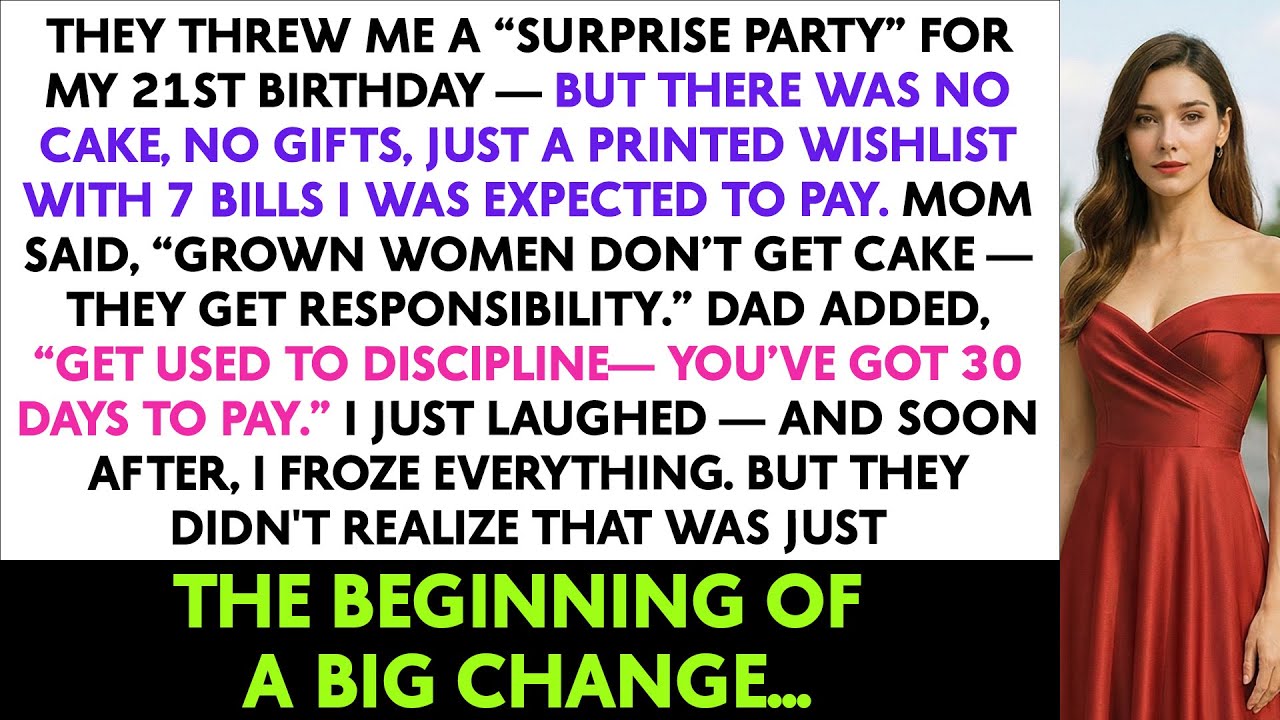 They Threw Me A “Surprise Party” For My 21st Birthday — But There Was No Cake, No Gifts, Just A...