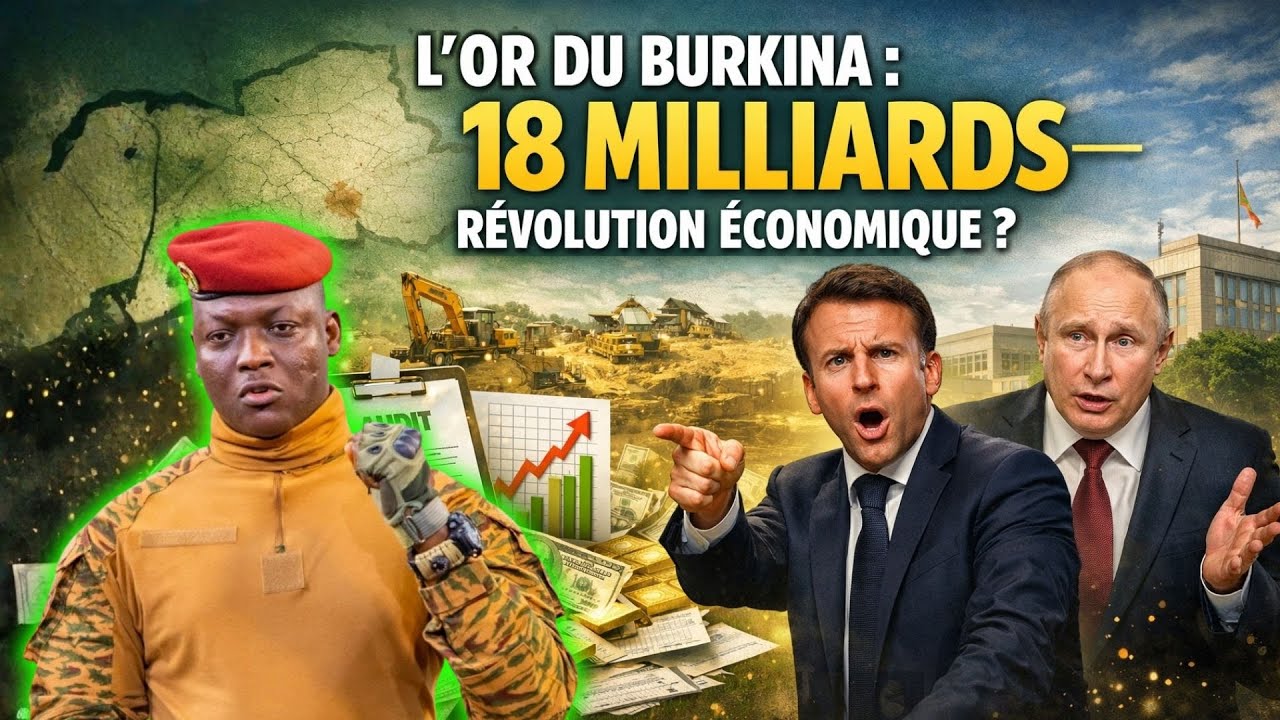 18 milliards $ d’or, un choc géopolitique : pourquoi Ibrahim Traoré dérange l’Occident