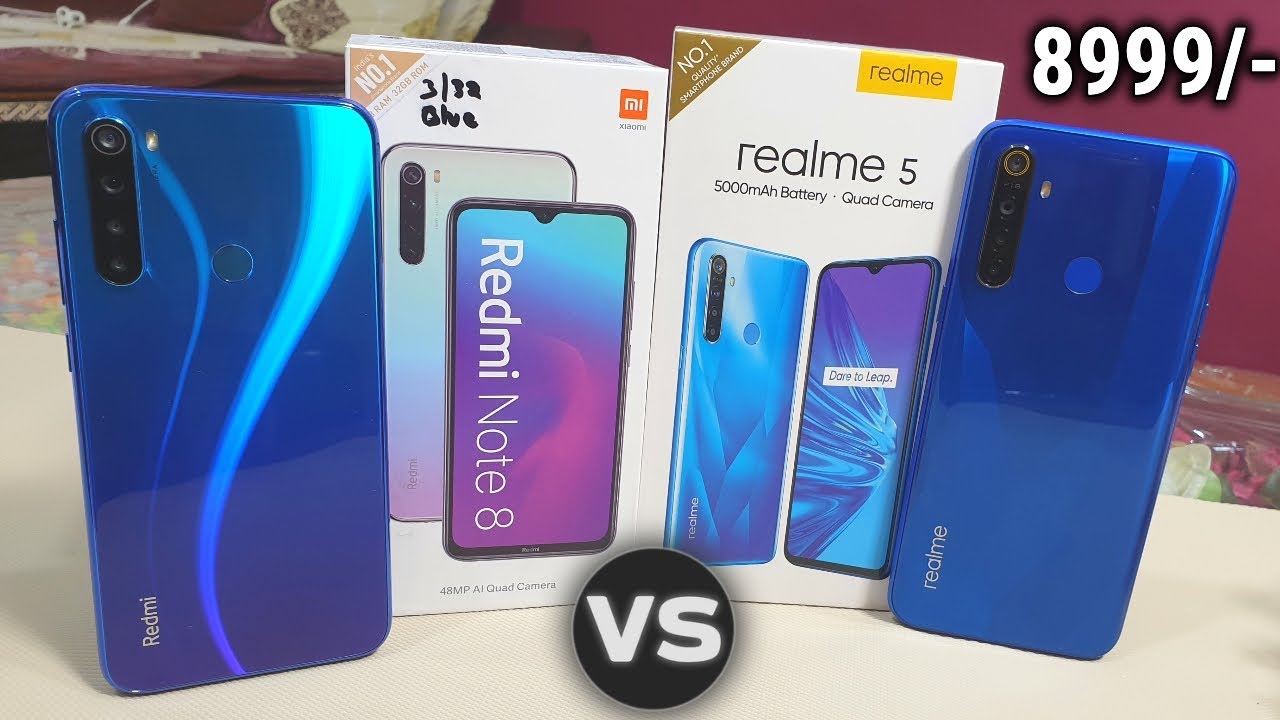 Redmi Note 8 vs Realme 5 🔥