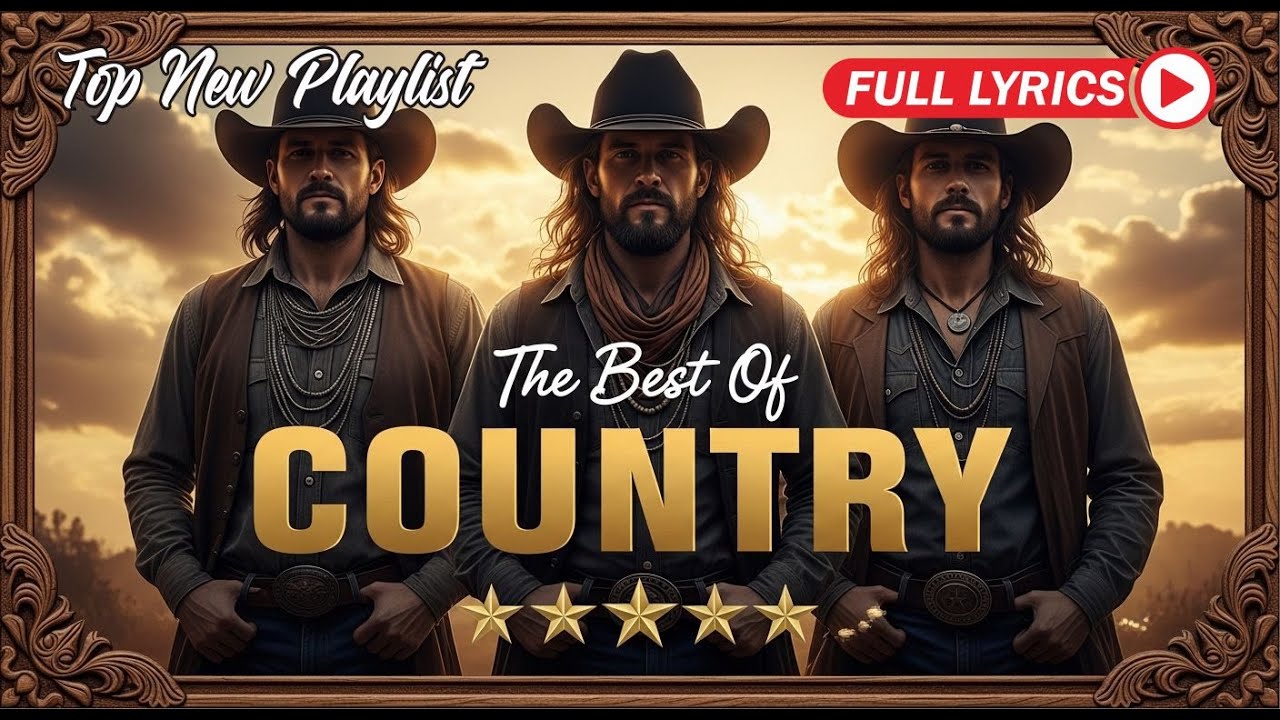 Calm Country Playlist for Relax Work Pop Ballad Study Coffee With Lyrics