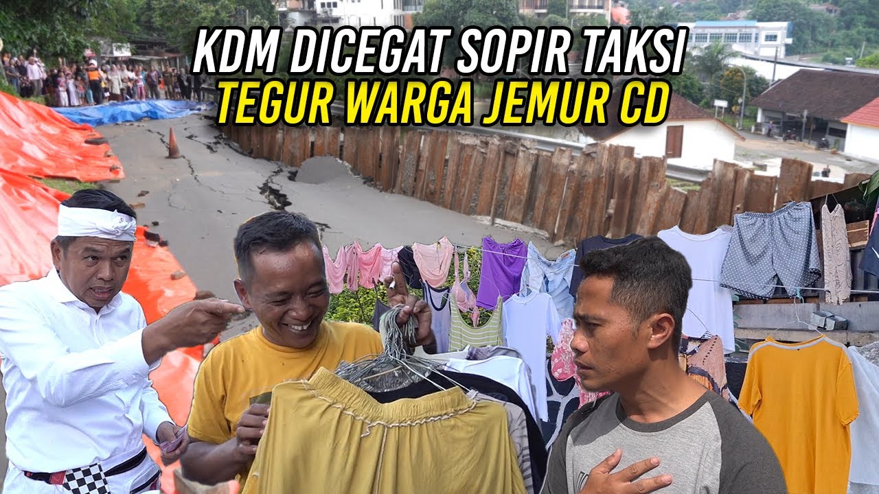 KDM DICEGAT ROMBONGAN SOPIR TAKSI DI BOGOR | TEGUR WARGA JEMUR CD DI PINGGIR JALAN