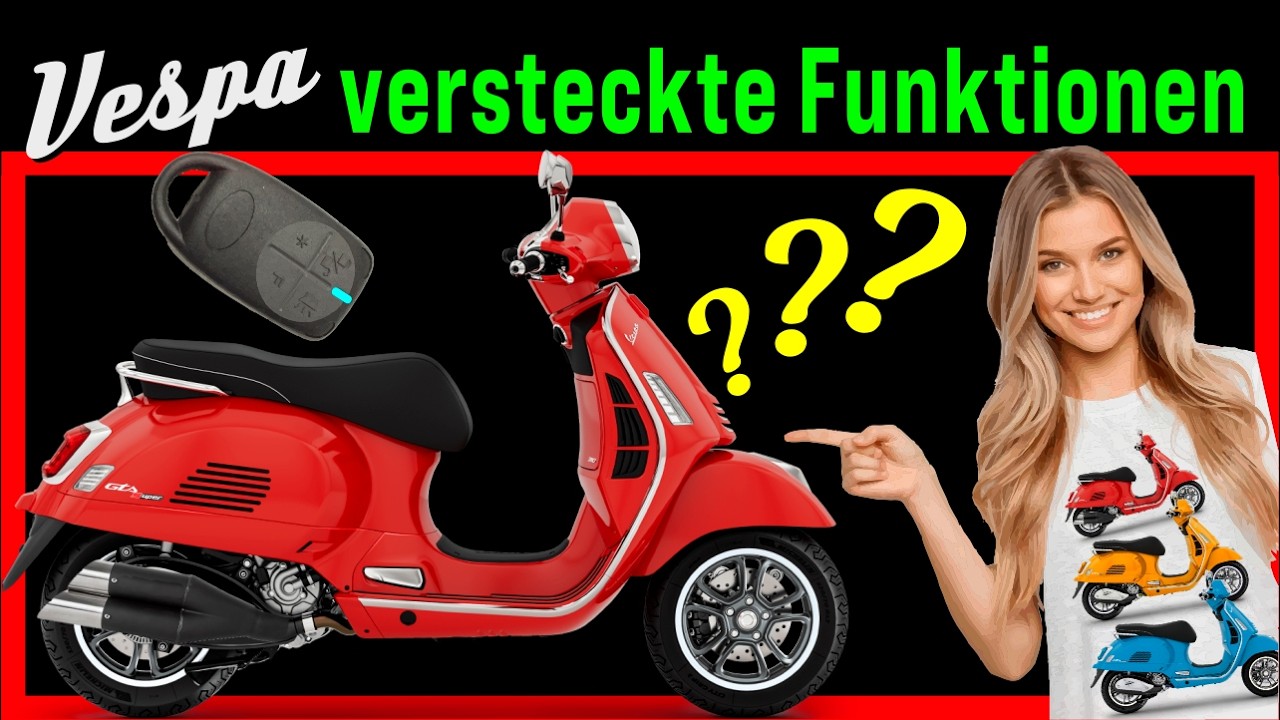 Was kann die Fernsteuerung (Bikefinder) der Vespa Primavera 125 Touring?
