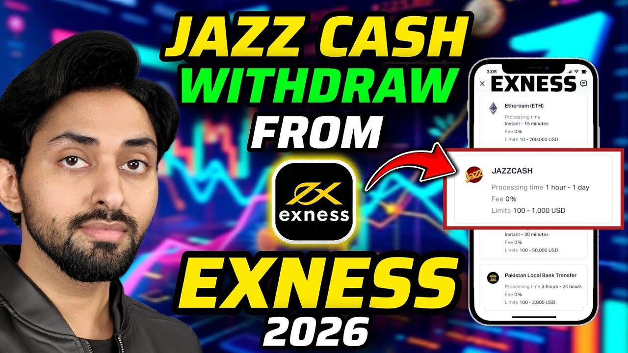 Withdraw in Jazz Cash from Exness in 2026 | How To Withdraw from Exness?