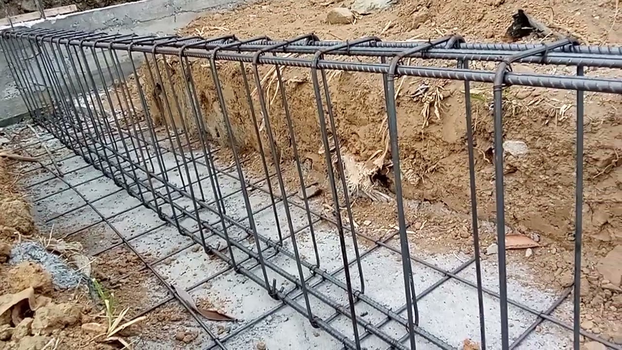 cara pemasangan besi pondasi untuk beton