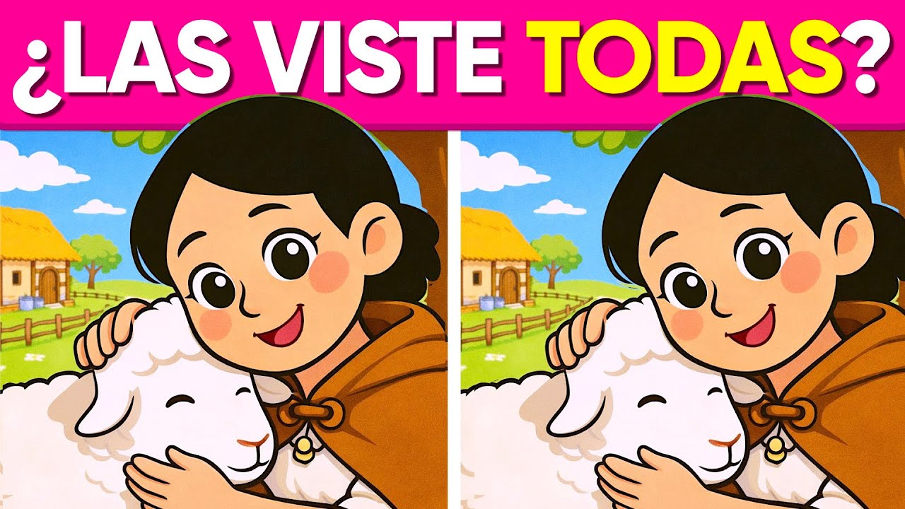 ¿Eres un Genio en la Observación? 🛖🐑👧🏼  SPOT THE DIFFERENCES 🧠❄️ MENTAL QUIZ