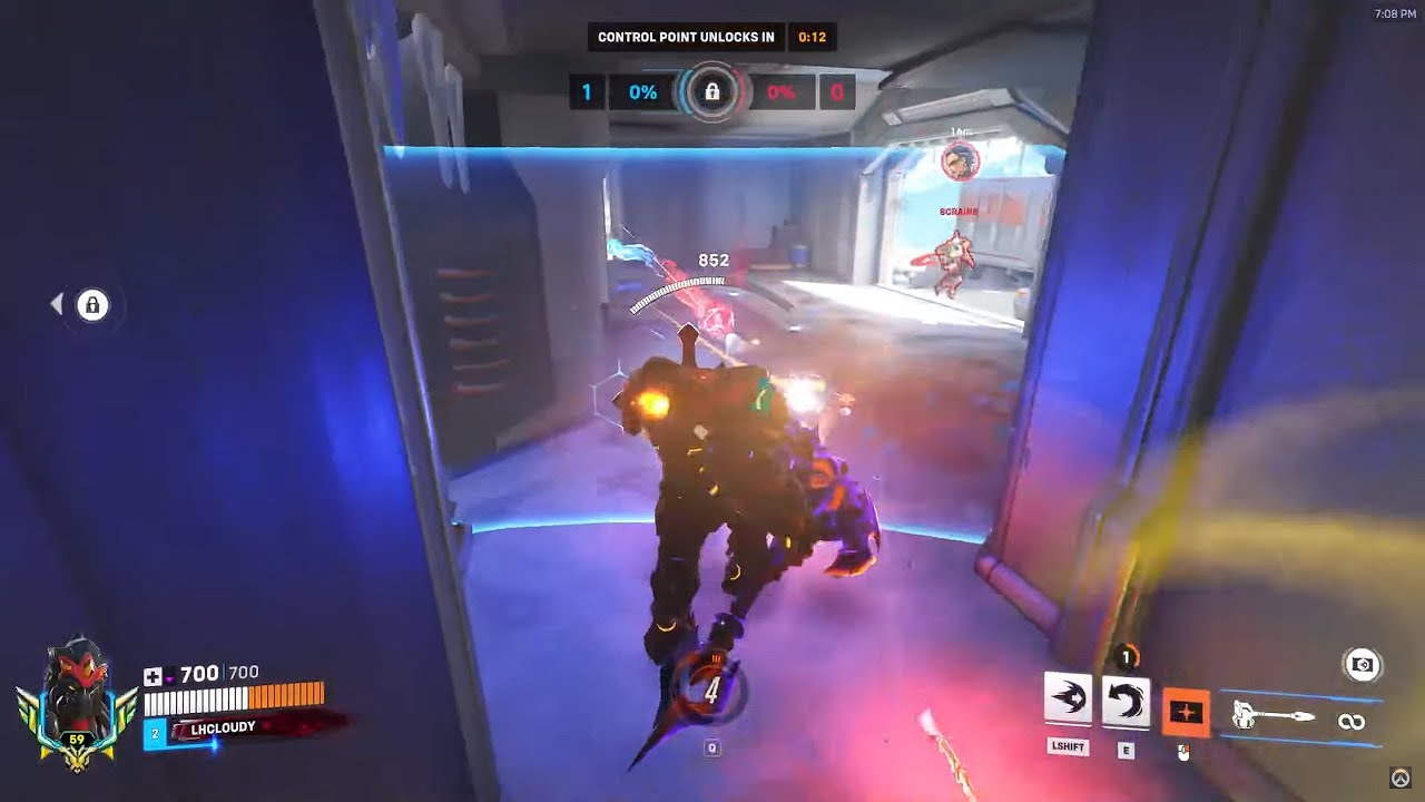 #1 Reinhardt plays Overwatch 2 - LHCLOUDY SEASON 18 TOP 500