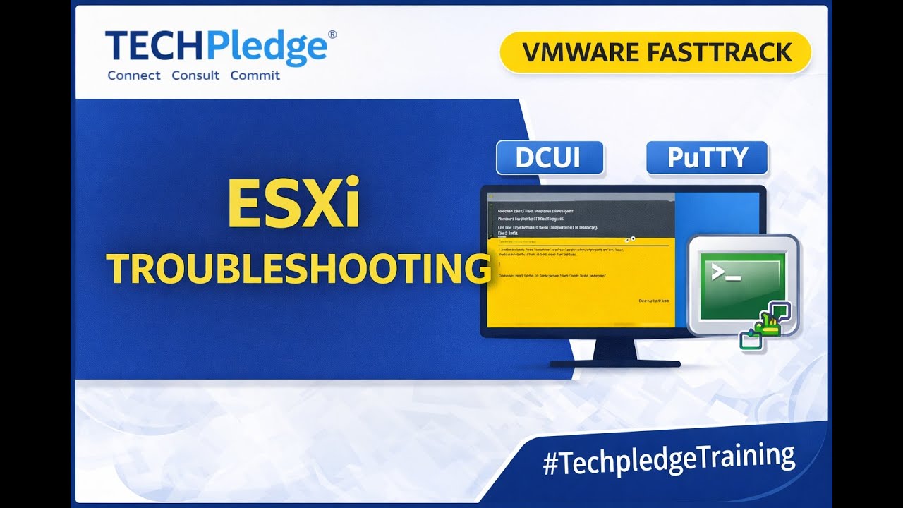 VMware ESXi Troubleshooting Using DCUIT & PuTTY | VMware FastTrack