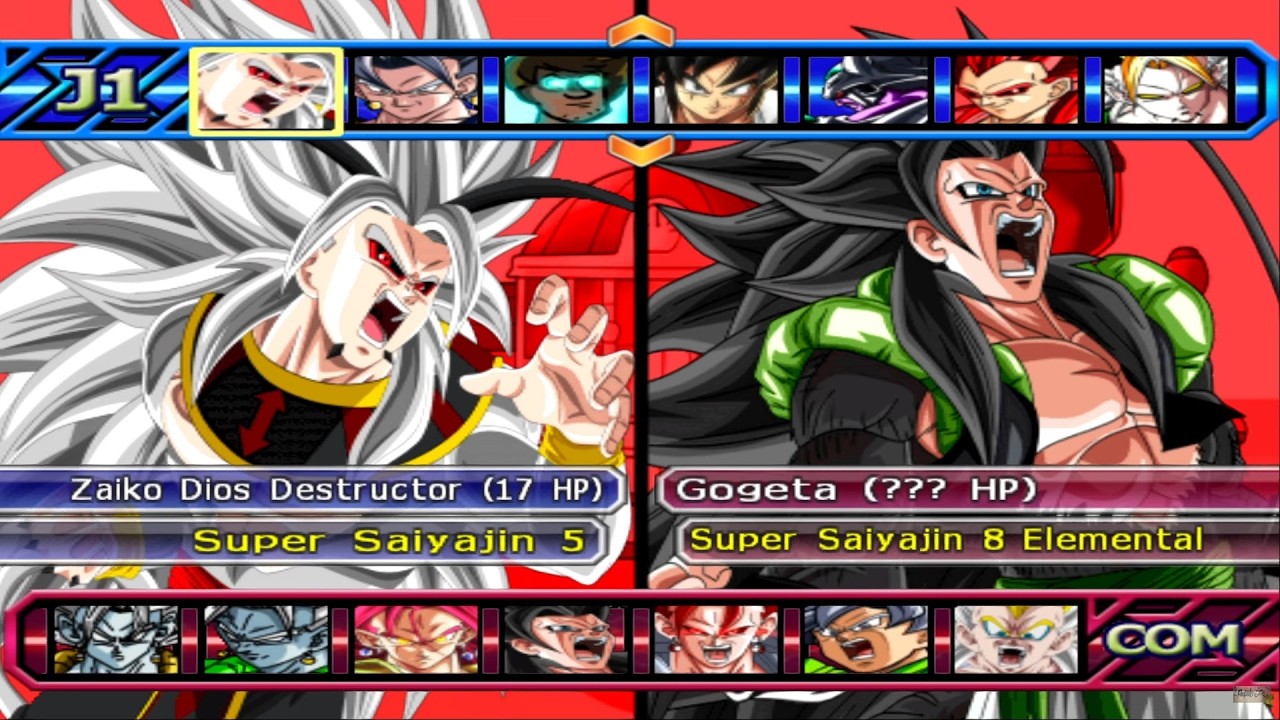 JHKUNO 89 vs MODS MAS CHETADOS 🔥 ZAIKO DIOS DESTRUCTOR SSJ 5 VS GOGETA SSJ 8 ELEMENTAL | DBZ BT3