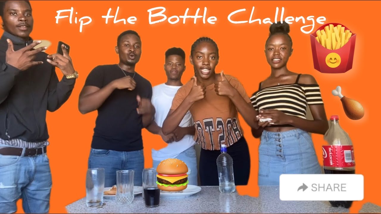 FLIP THE BOTTLE challenge 🔥🥳||NAMIBIAN YOUTUBER||👑