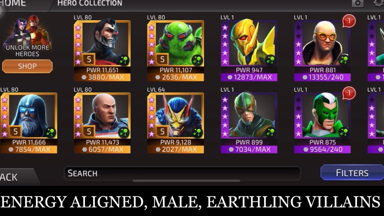 DC Legends Character Reviews: Energy Aligned, Male Earthling Villains Part 1 &mdash; ReBirthed Characters
