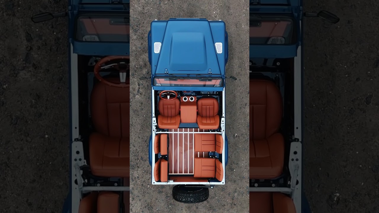 Inside the Custom Classic Land Rover Defender 90 &lsquo;Stella Blue&rsquo; by HIMALAYA #landrover