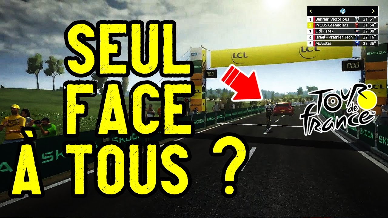 GAGNER un chrono par ÉQUIPE... avec UN SEUL COUREUR ? - Tour de France 2024