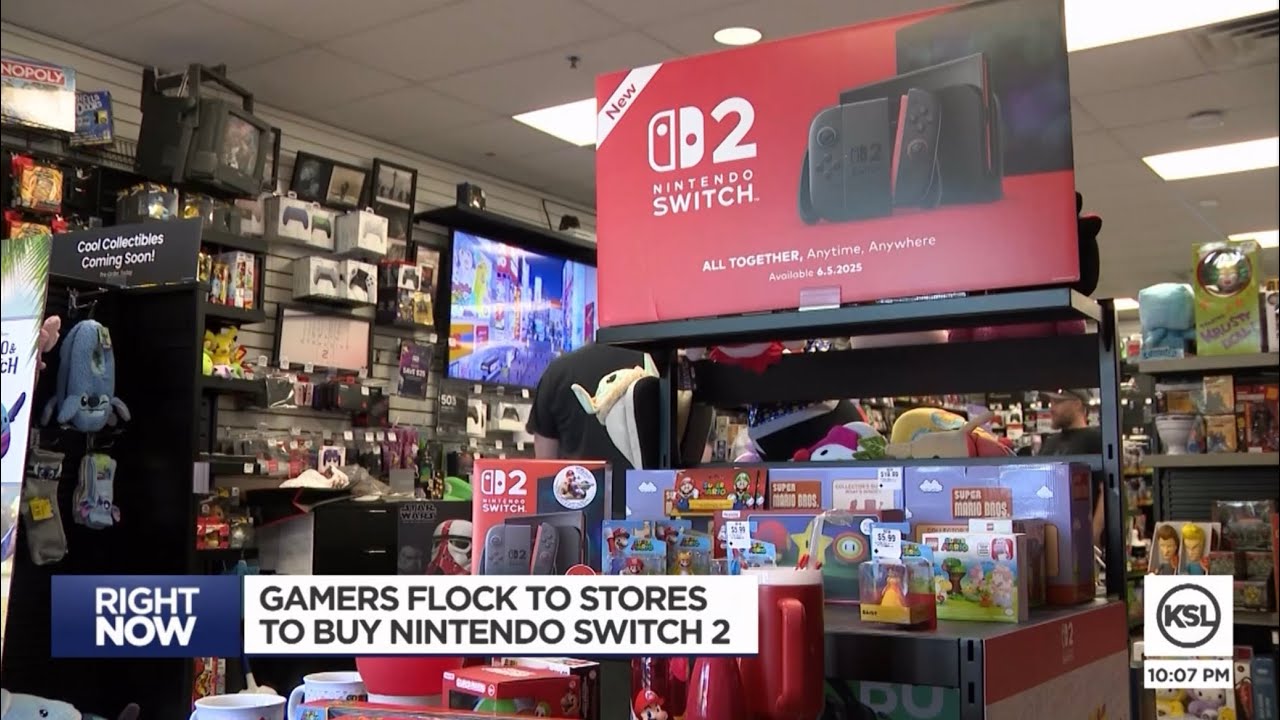 Gamers flock to Utah stores as Nintendo Switch 2 officially launches