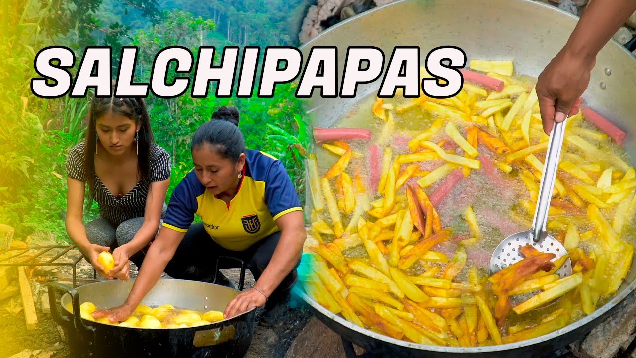 Ricas Salchipapas al estilo de Doña Viky