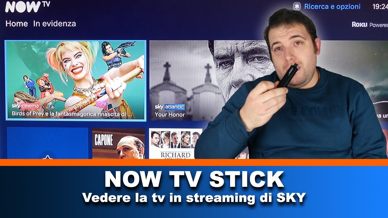 Nowtv Stick, chiavetta per vedere la tv streaming di Sky