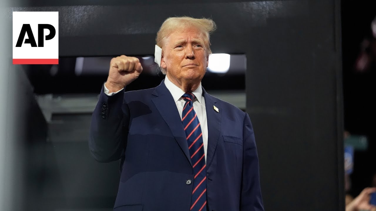 WATCH: Trump arrives on Day 3 at RNC