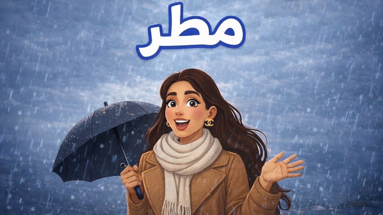 آمطار الشرقية اليوم ( منتزة آرمكو البيئي ) 