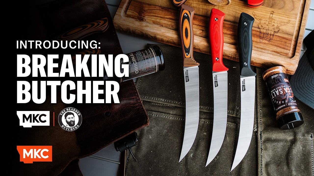 INTRODUCING: THE MKC x BEARDED BUTCHERS - BREAKING BUTCHER KNIFE