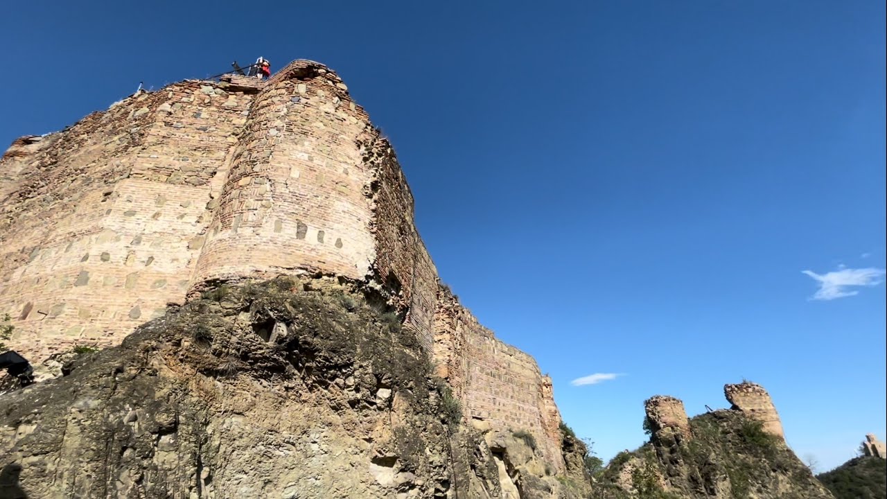 Pathwalk POV • #Tbilisi #Georgia • Mother of Georgia, Narikala Fortress, view over Tbilisi