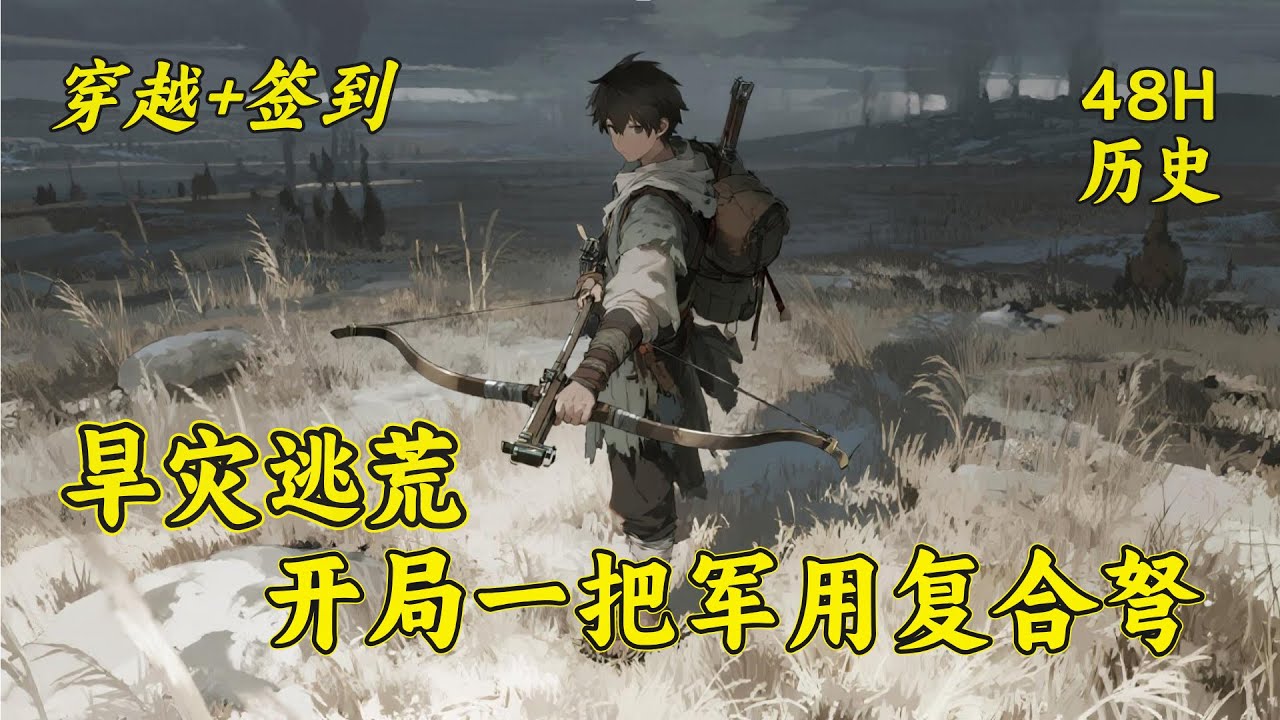 (一)【旱灾逃荒：开局一把军用复合弩】前精英雇佣兵虾仁魂穿饥荒乱世，携每日签到系统带领家人南逃。现代军火物资不断解锁，且看他如何在这人吃人的千里逃荒路上，杀出一条血路&hellip;&hellip;