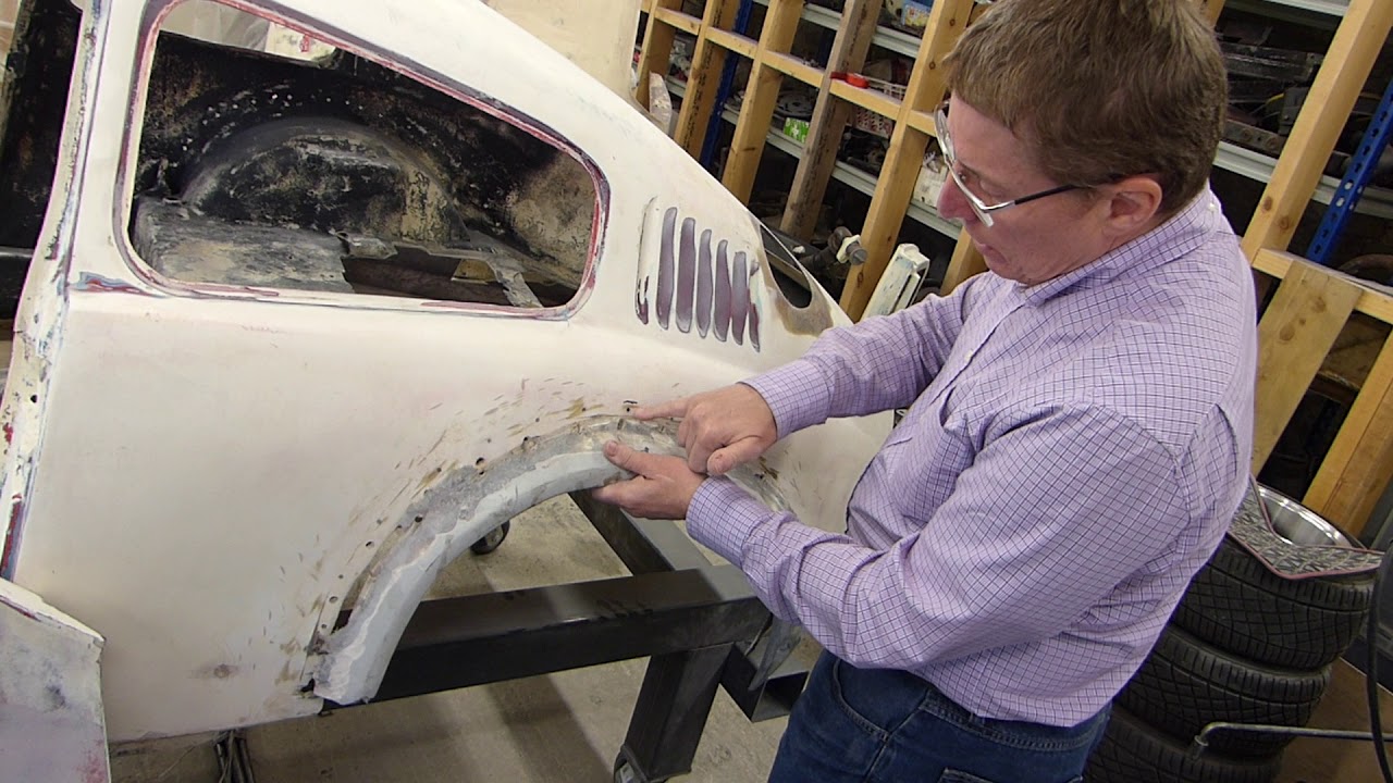 Le Mans Mini Marcos body restoration