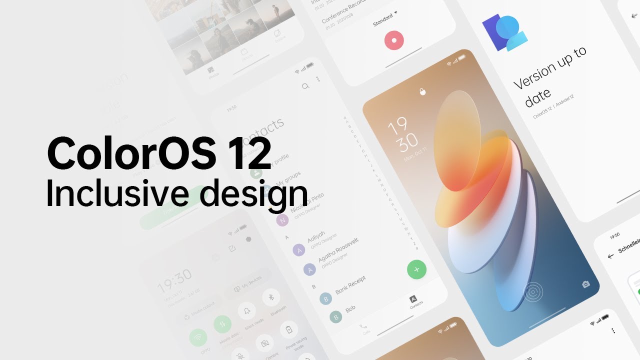 ColorOS 12 | Inclusive Design