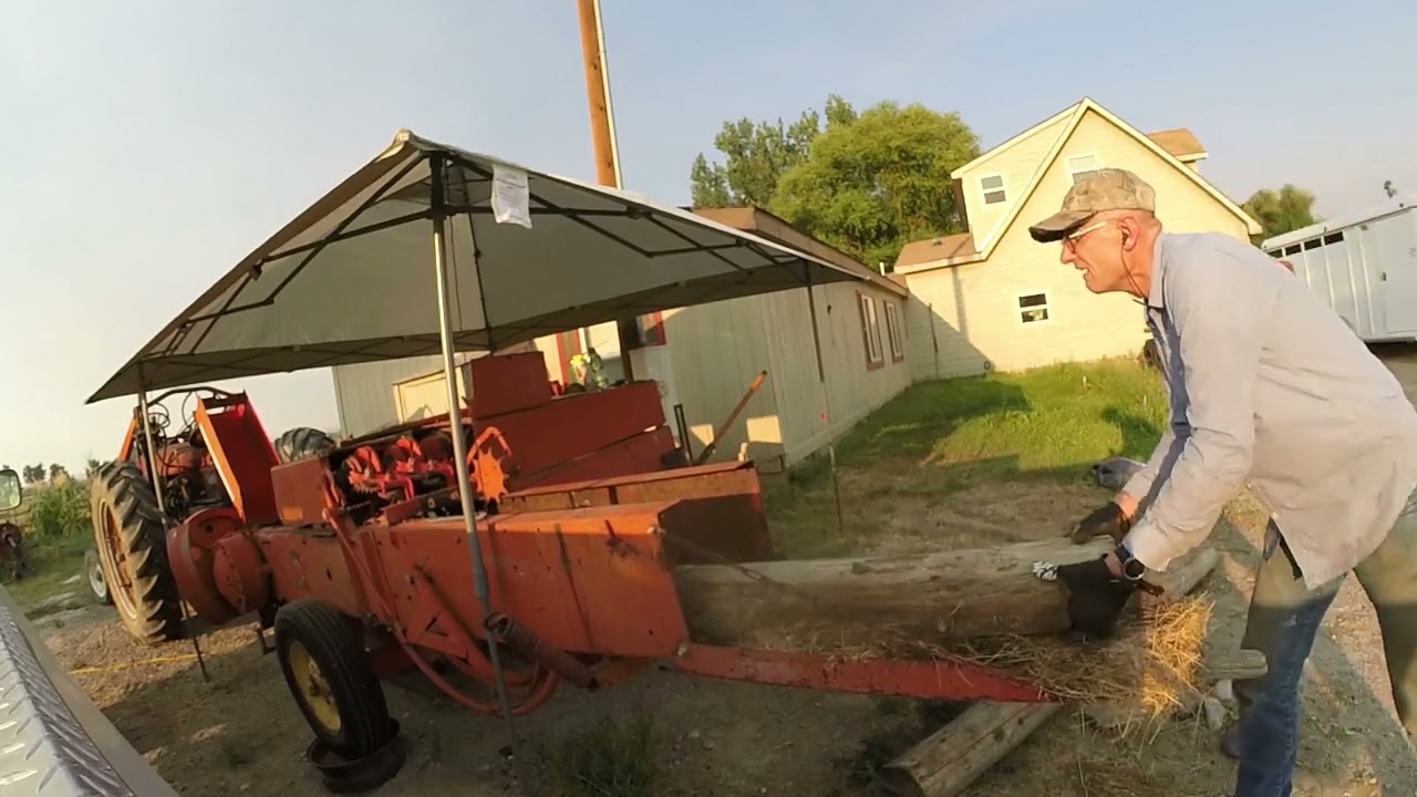 Plunger Out of the M12 Spare Baler. Finally!