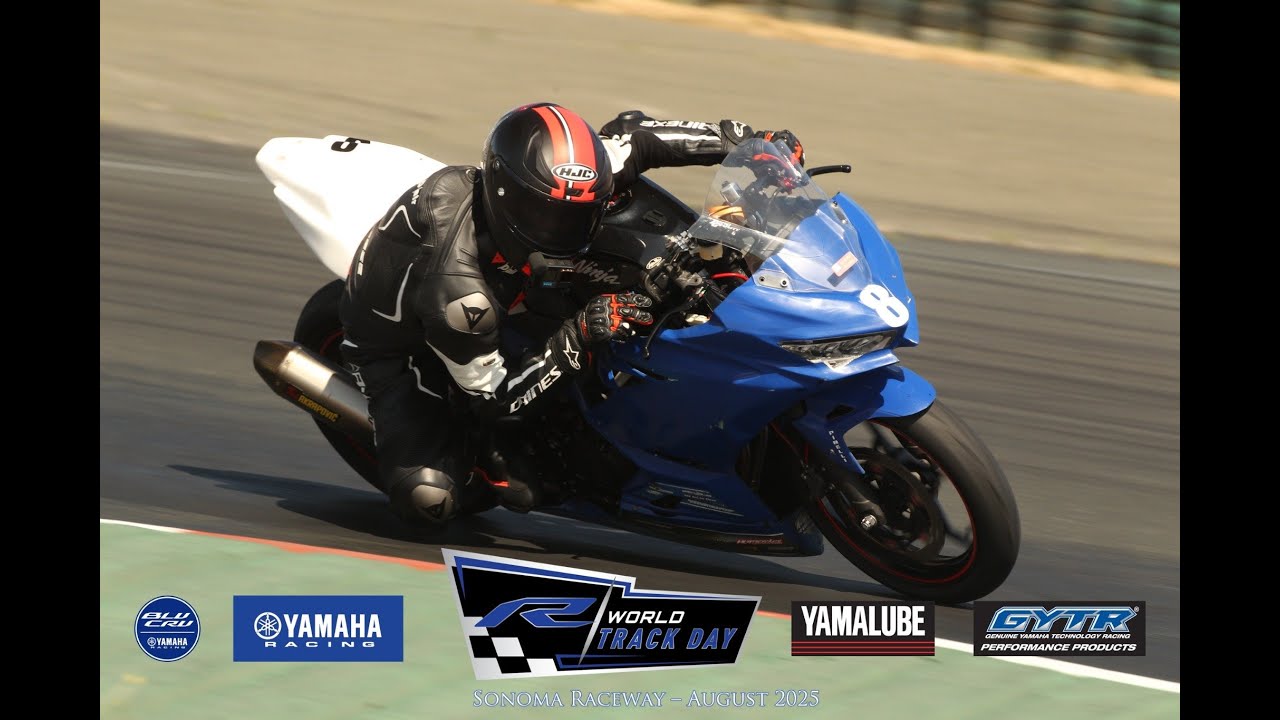 Yamaha R World Sonoma Raceway on Ninja 400