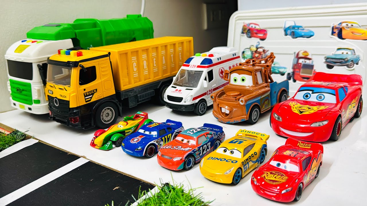 Disney Pixar Cars Unboxing Review | Lightning McQueen, Tow Mater, Doc Hudson, Sally Carrera, Cruz