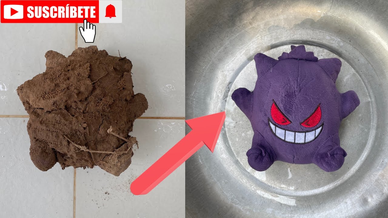 ASMR, I cleaned the dirty monsters doll for 1hours. Satisfying carpet, Rugcleaning videos 😱🥲