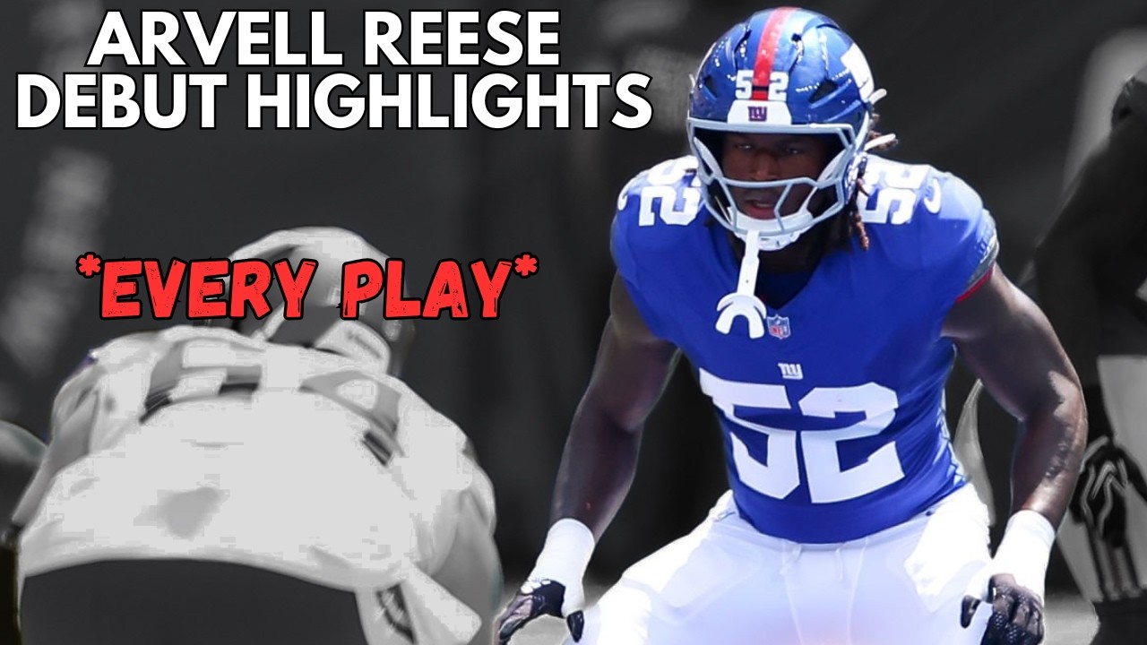 Arvell Reese NFL Debut Highlights 💥 | 2026 Preseason