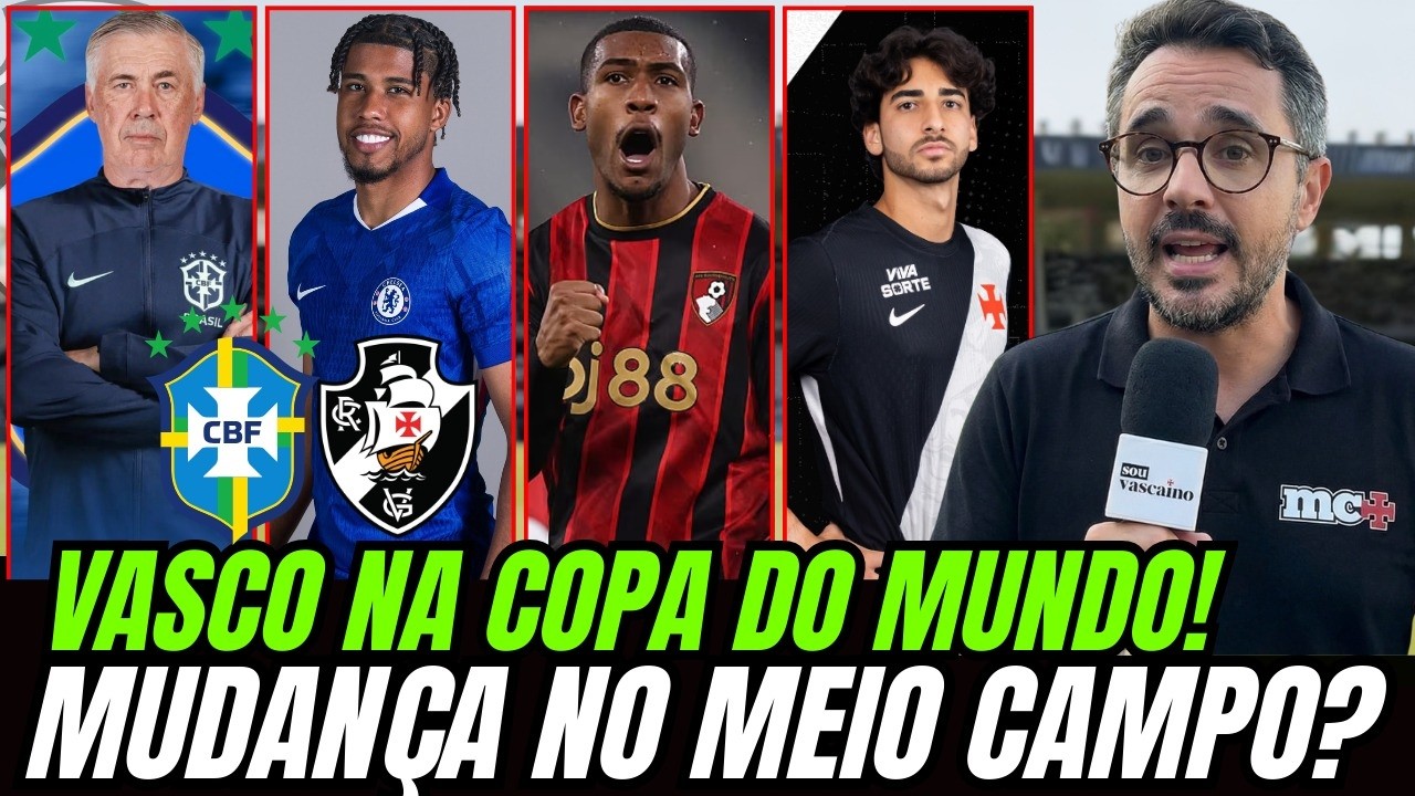 RENATO BATEU O MARTELO E JP SERÁ TITULAR! RAYAN E ANDREY SANTOS SERÃO O VASCO NA COPA DO MUNDO!