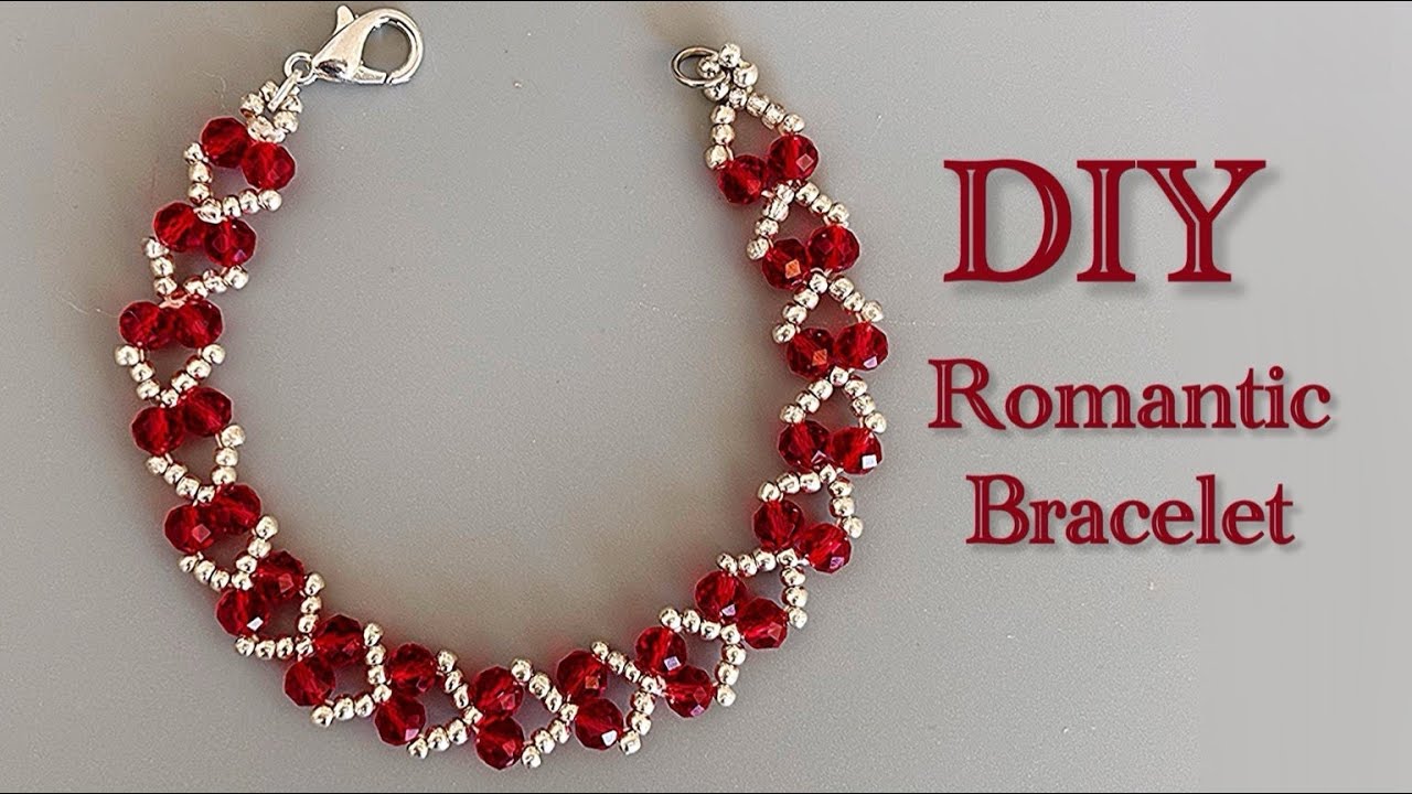 DIY Romantic Beaded Bracelet – Elegant Handmade Jewelry Tutorial