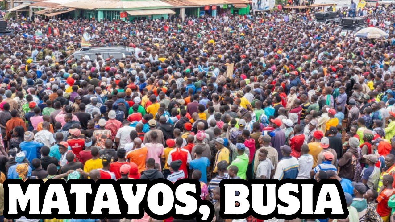 MASSIVE: President Ruto Addresses Matayos Residents in Busia County!!